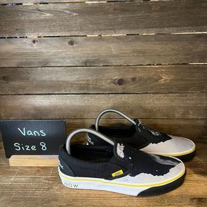 Womens Vans  Black National Geographic Greenland Shoes Sneakers Size 8W 6.5M GUC